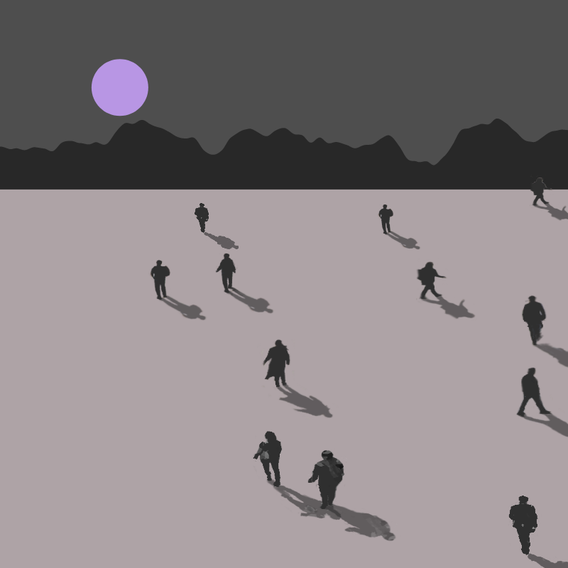 Walking #3 static NFT preview