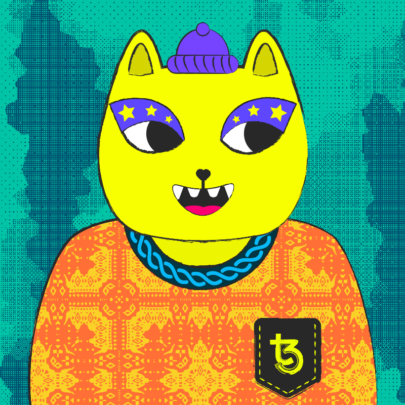 hash cats – genesis #87 static NFT preview