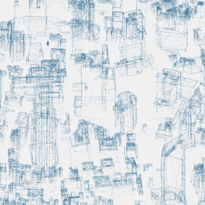 Algorithmic Drawing: Minato City Tokyo #5 static token preview
