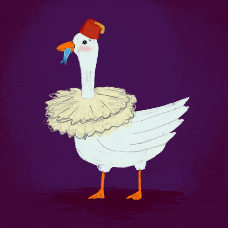 Silly Goose #72 static token preview