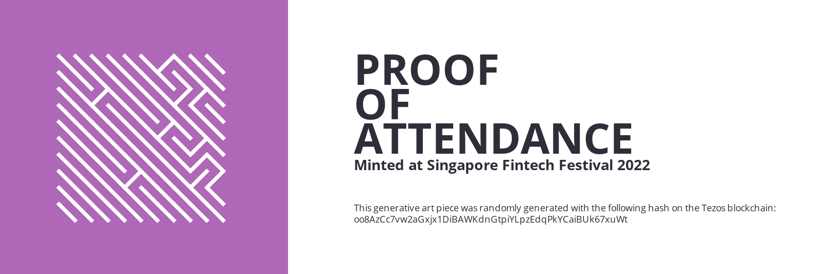 SFF2022 Proof of Attendance Token #153 static token preview
