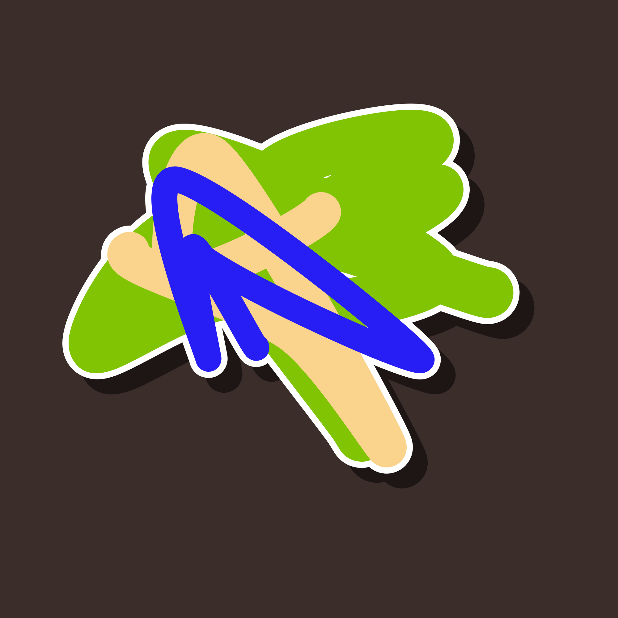 Generative Gestural Abstraction 1 #25 static token preview