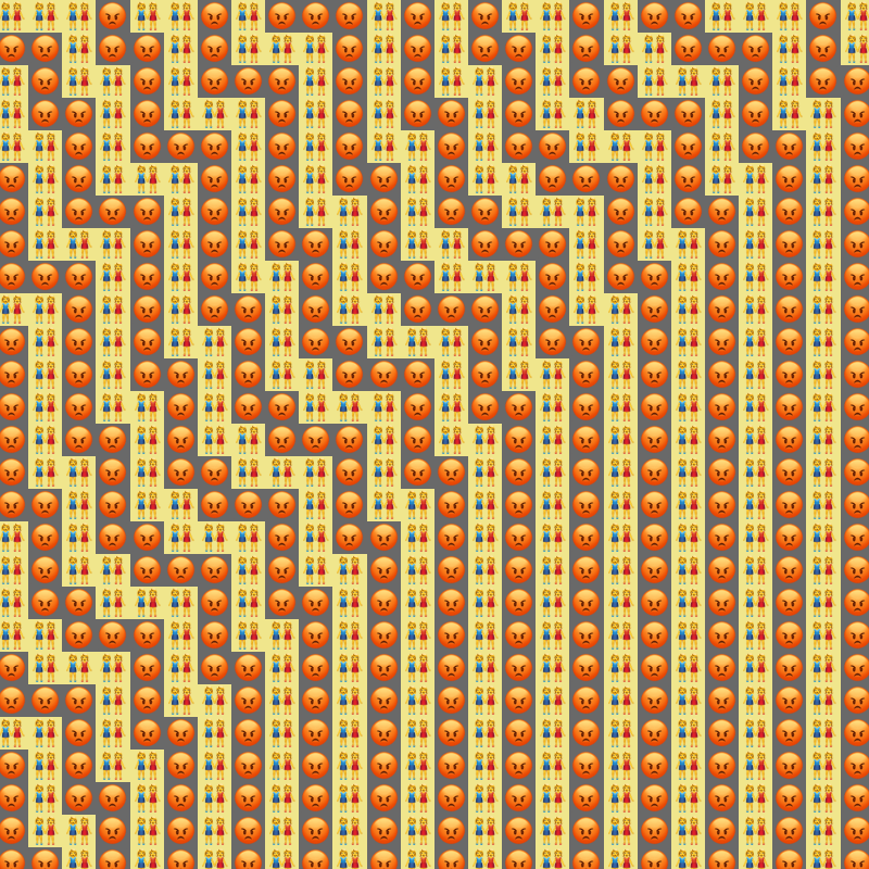 Elementary Cellular Emoji Automata #250 static token preview
