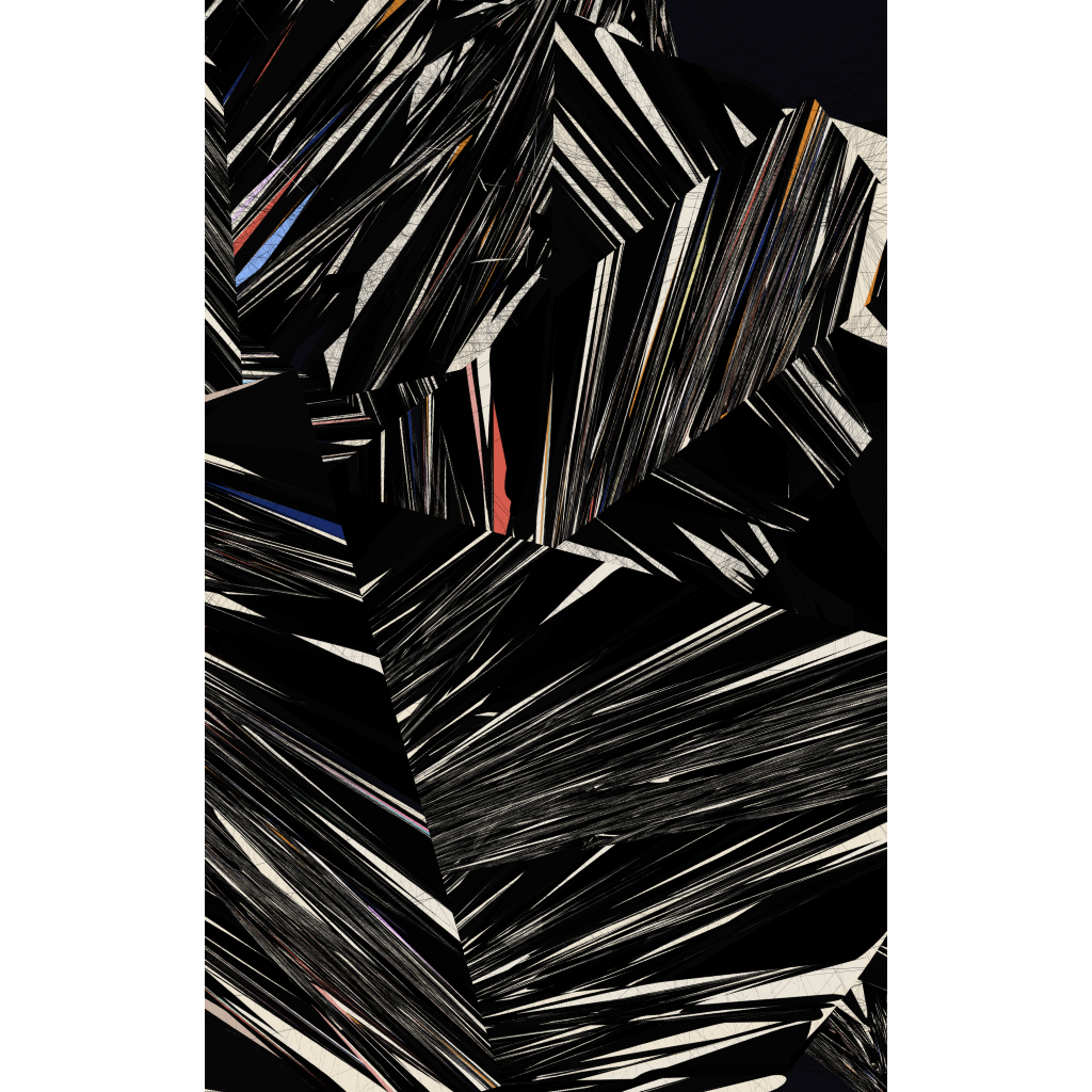 Broken Abstractions in Black #5 static NFT preview