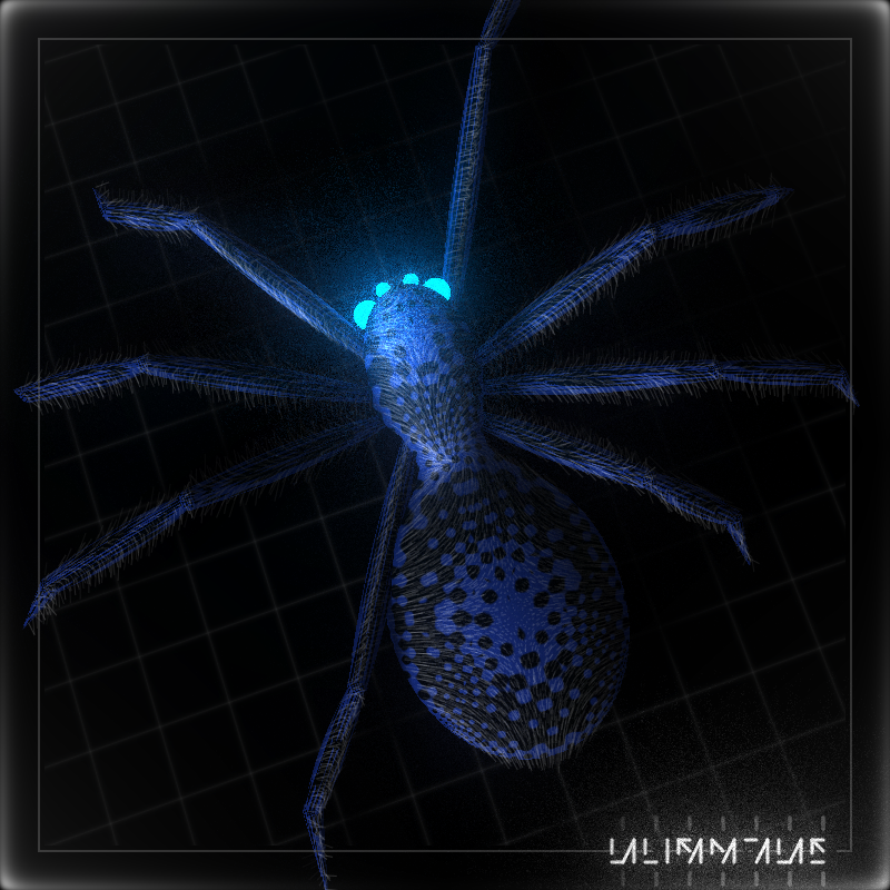 Impure Spiders #62 static token preview