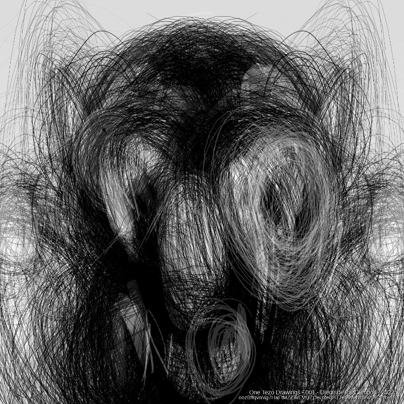 One Tezo Drawings #33 static token preview