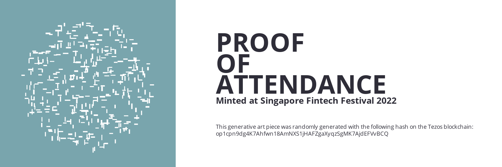 SFF2022 Proof of Attendance Token #662 static token preview