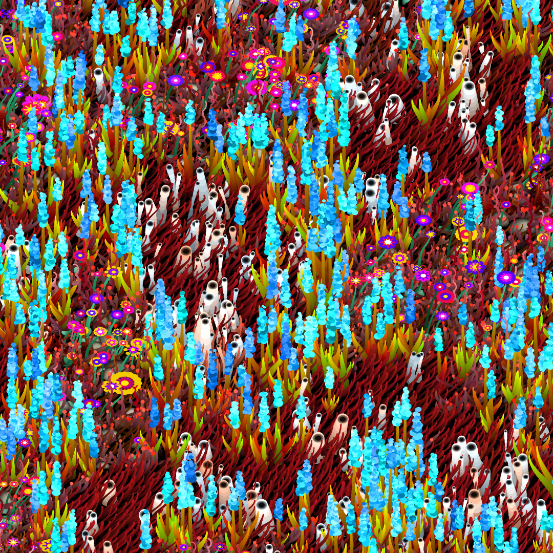 Noisy Gardens #89 static NFT preview
