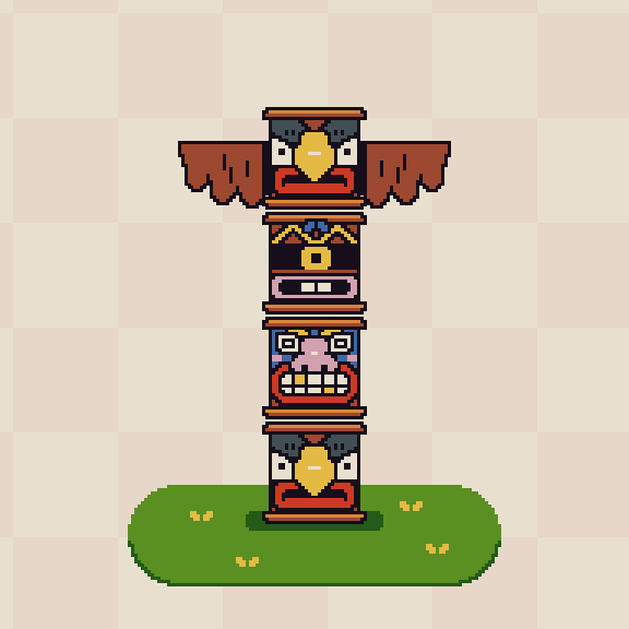 Tiki Totem #40 static token preview