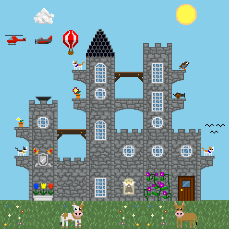 2D Mansion #429 static NFT preview
