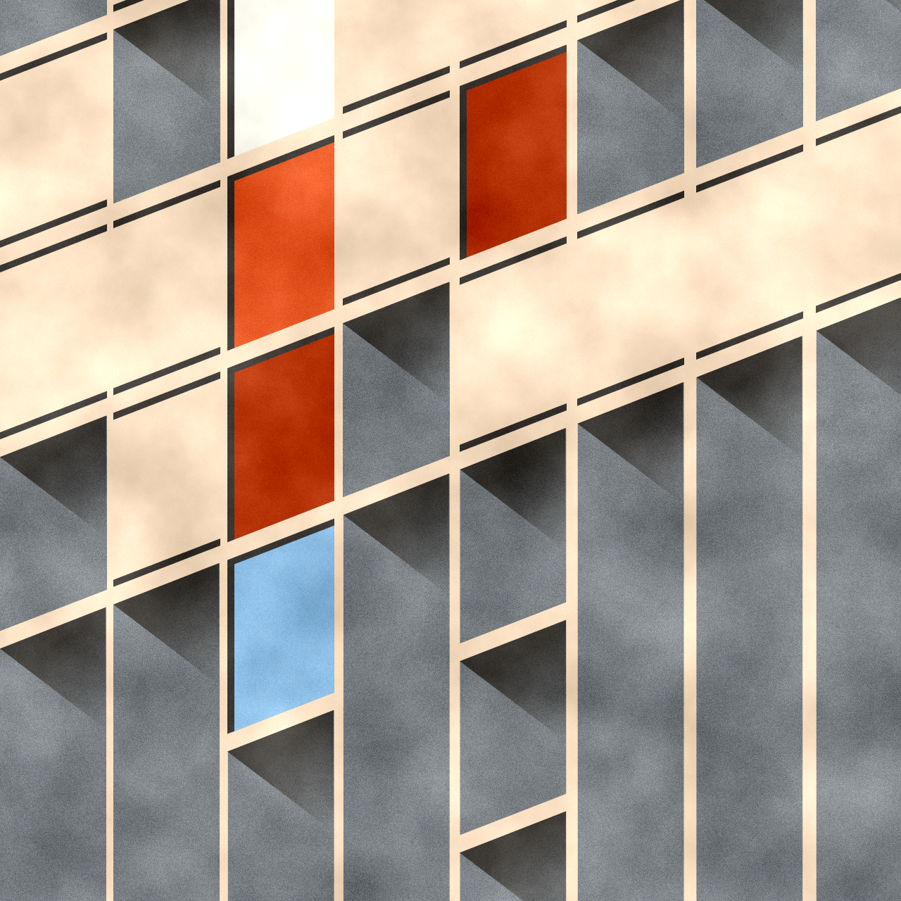 Cité radieuse #96 static NFT preview