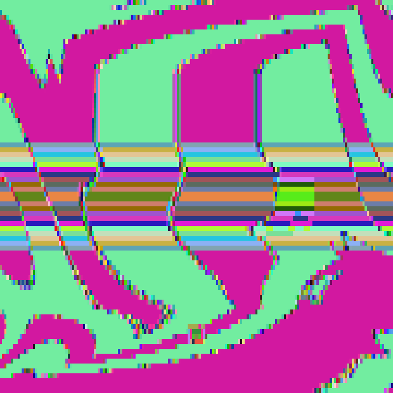 Pixel Flood #761 static NFT preview