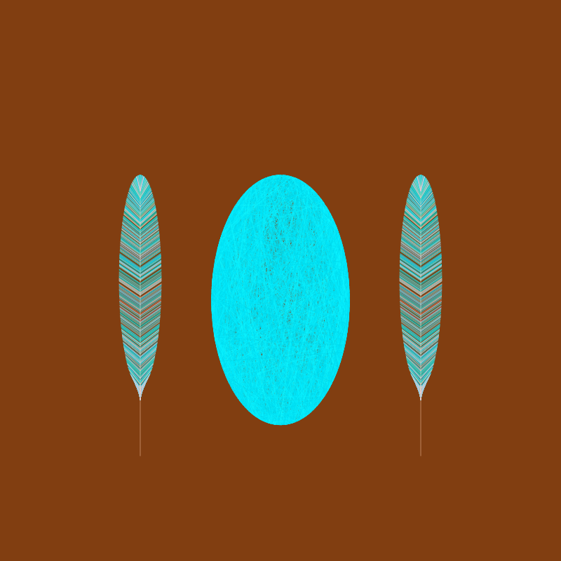 Feathered Beginning #15 static NFT preview