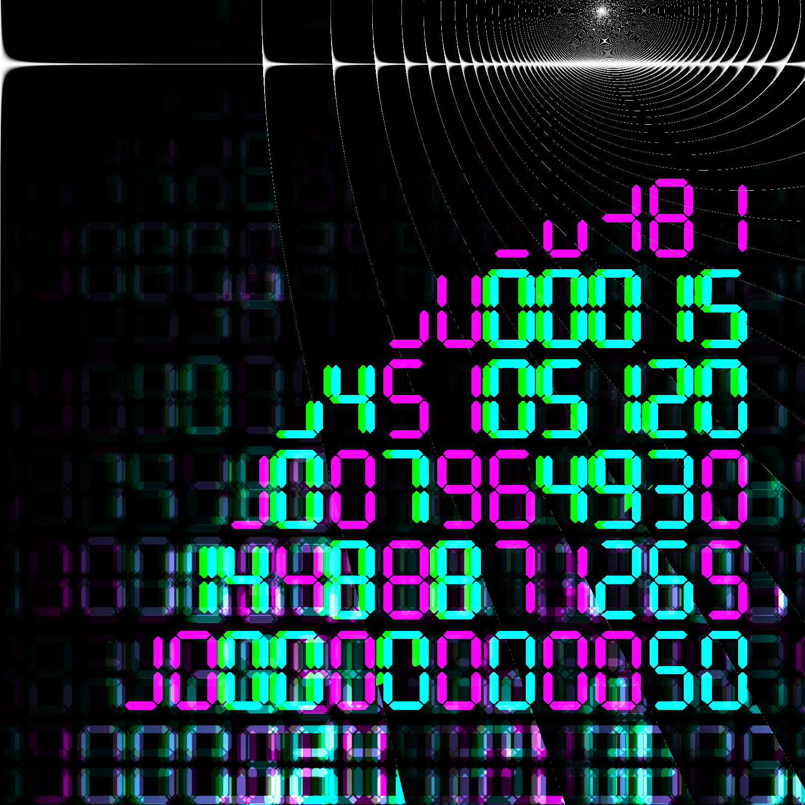 Digits #184 static NFT preview