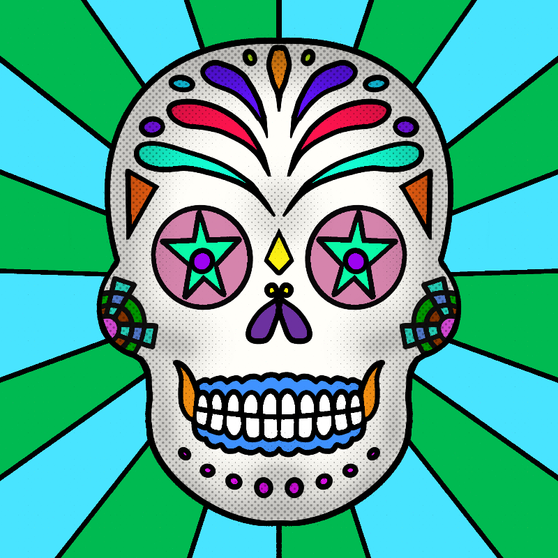 Sugar Skulls #329 static token preview