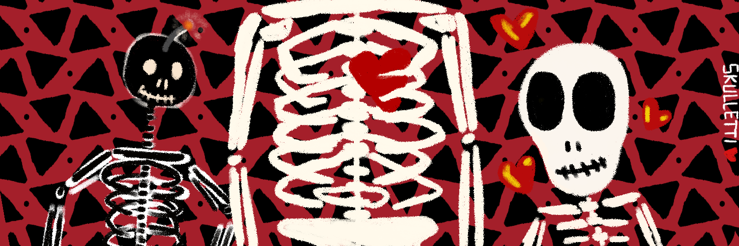 SKULLETTI TWITTER BANNER #251 static NFT preview