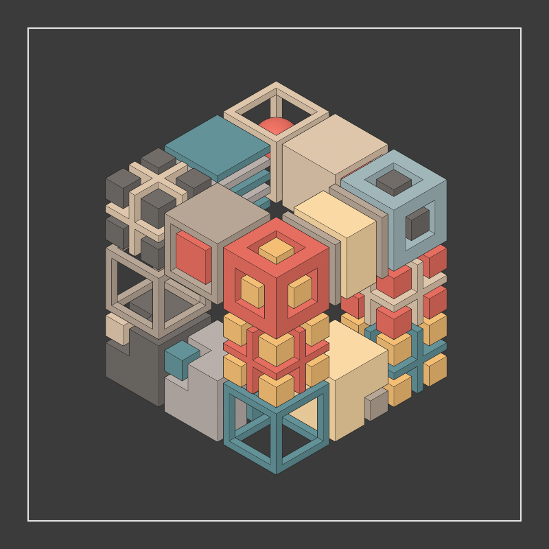 Chroma-Cube #130 static NFT preview