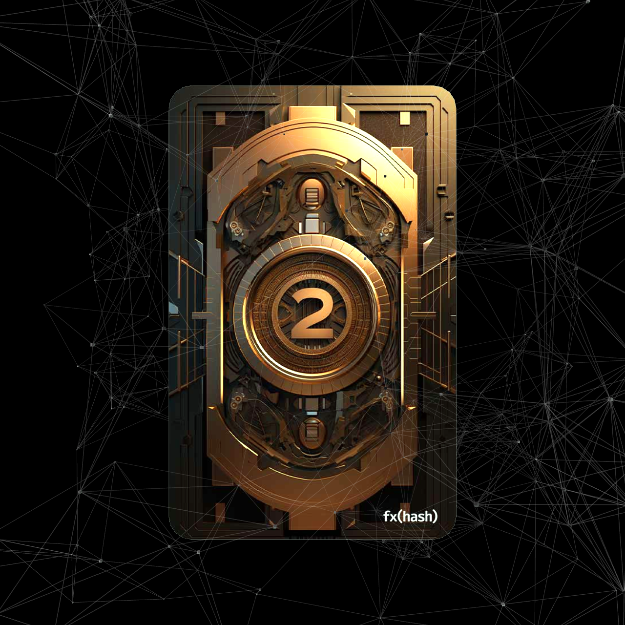 FXHash 2.0 Card #64 static NFT preview