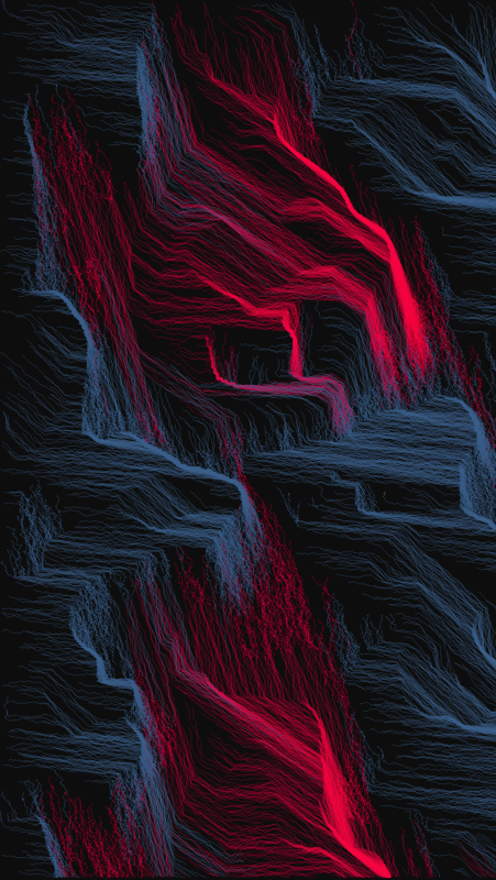 Algoscapes | Rock-face #354 static token preview