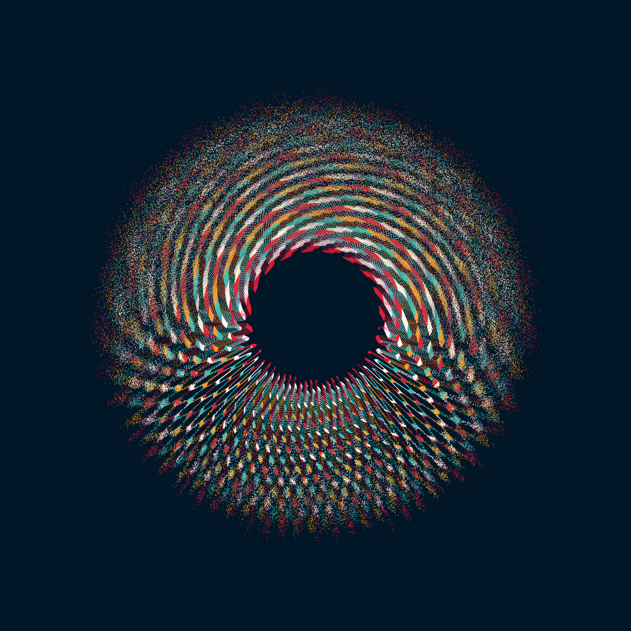 CIRCULAR MURMURATIONS #71 static NFT preview