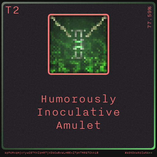 Gear for your quests - Amulet #61 static NFT preview