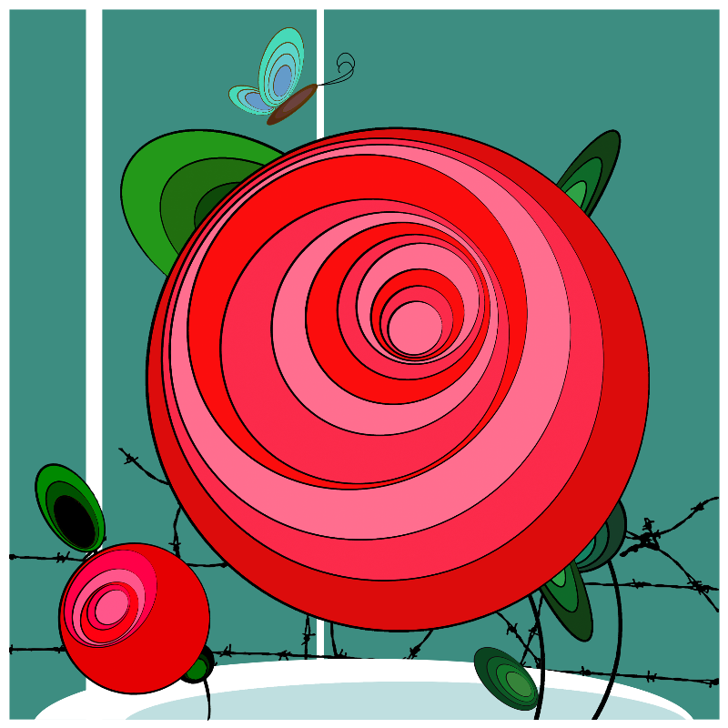 Butterfly & Roses #13 static token preview