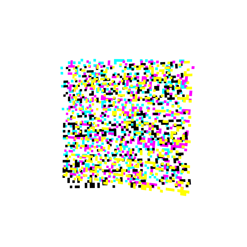 CMYK Decay #5 static token preview