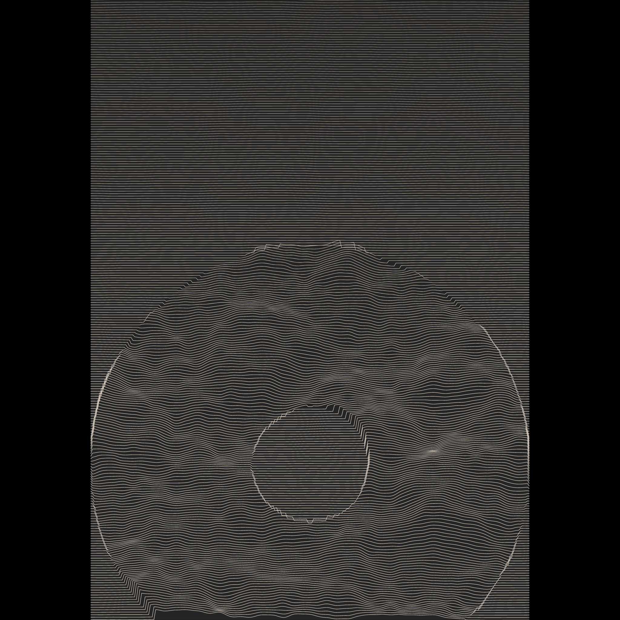 Waves Circle (For Plotter) #40 static NFT preview