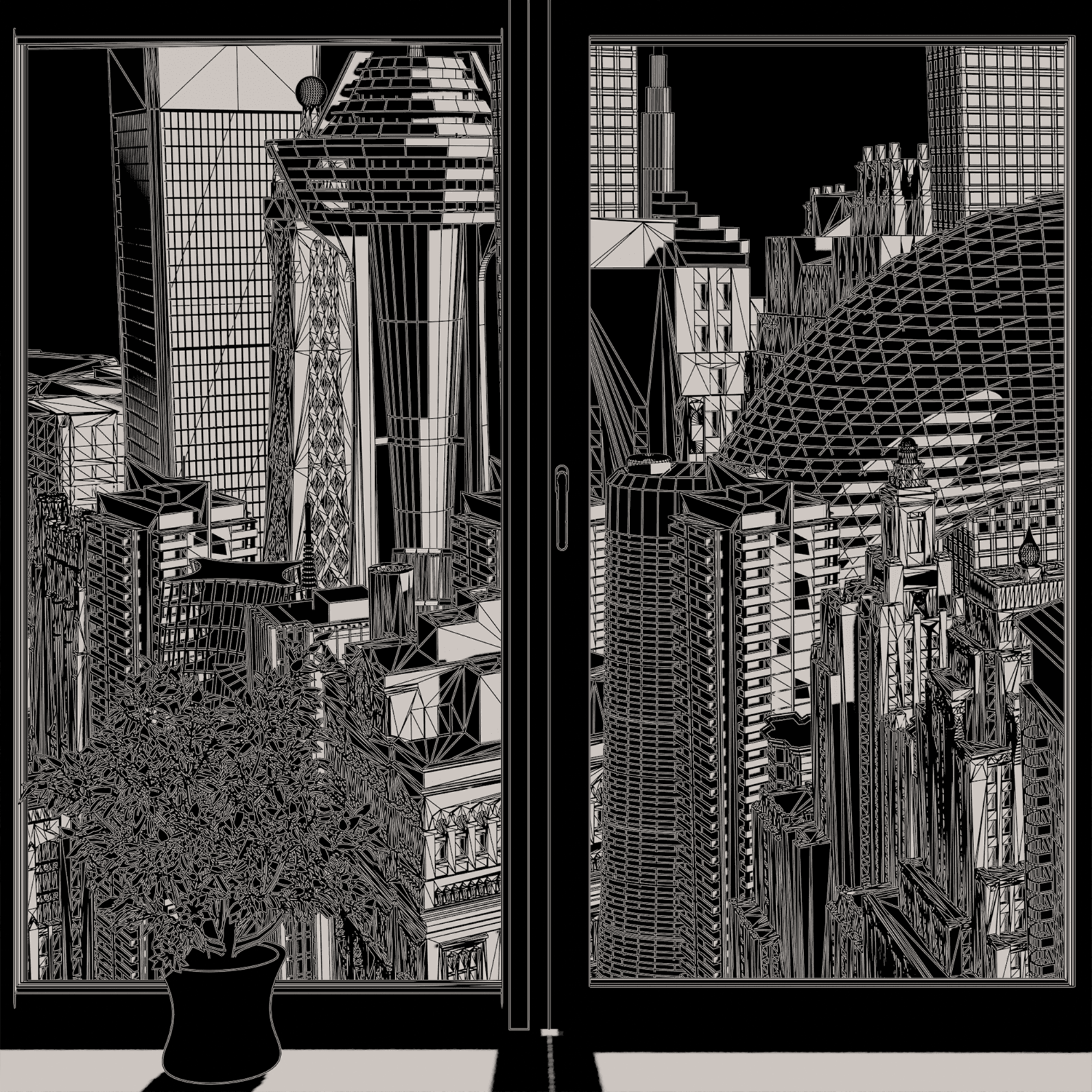City View #470 static NFT preview