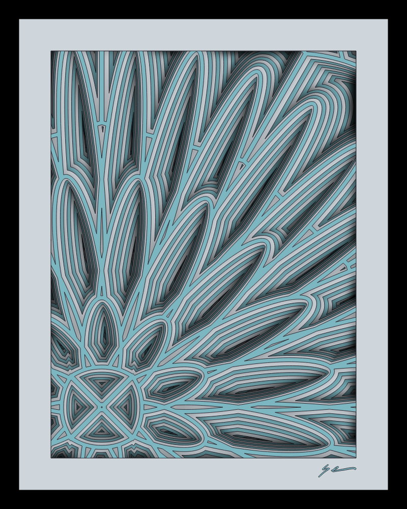 fx(mandala) #235 static NFT preview