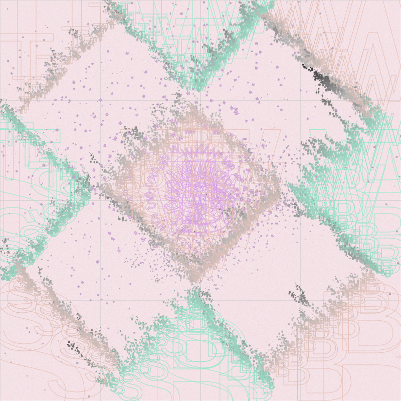 WTBS Logo with Fractals #254 static NFT preview