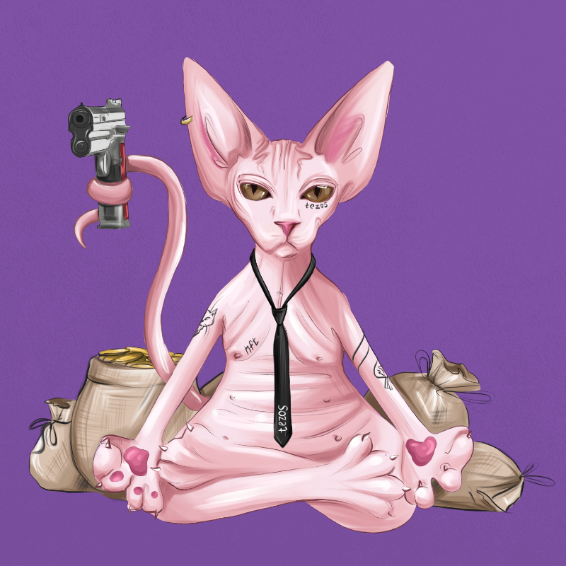 YogaCat #7 static token preview