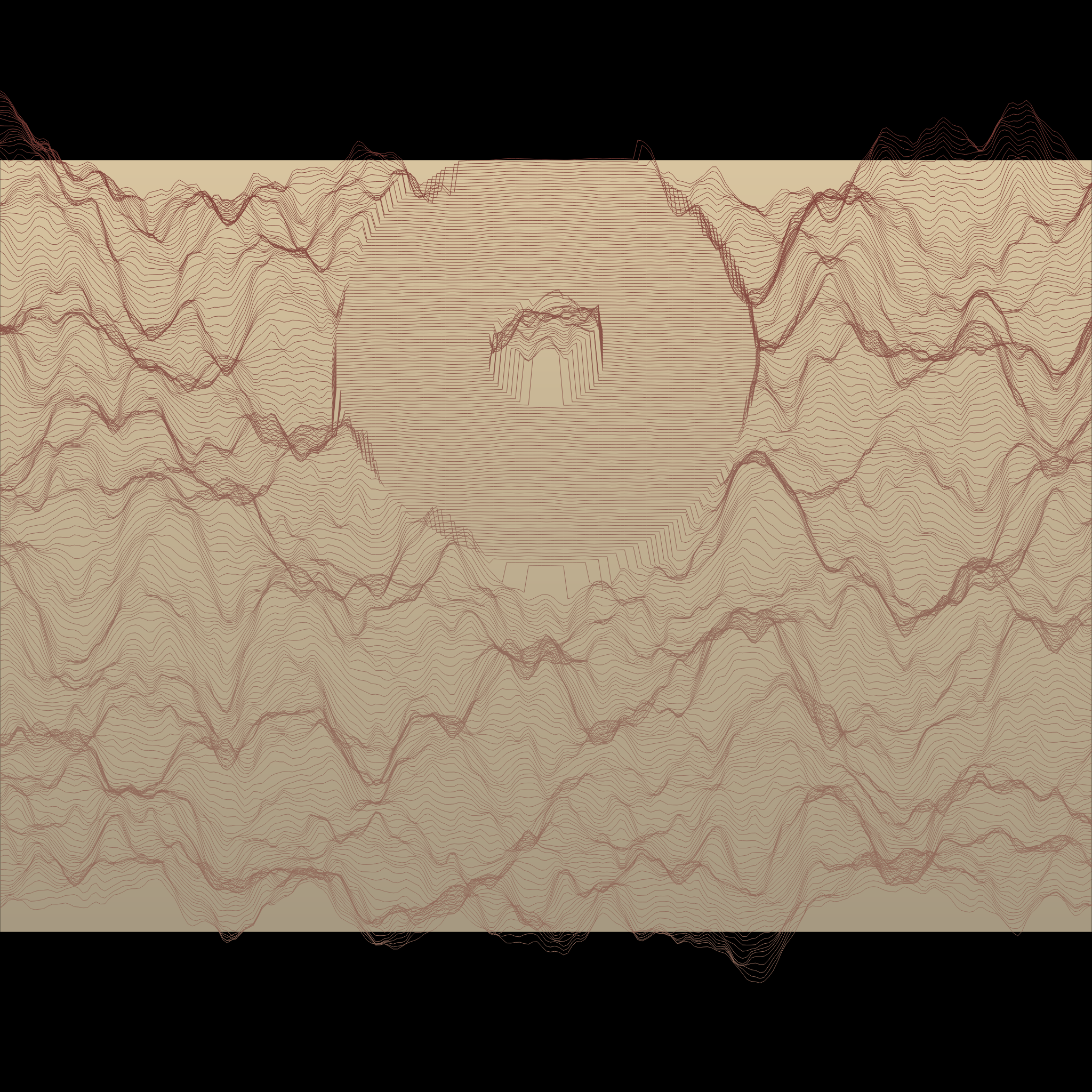 Waves Circle (For Plotter) #124 static NFT preview