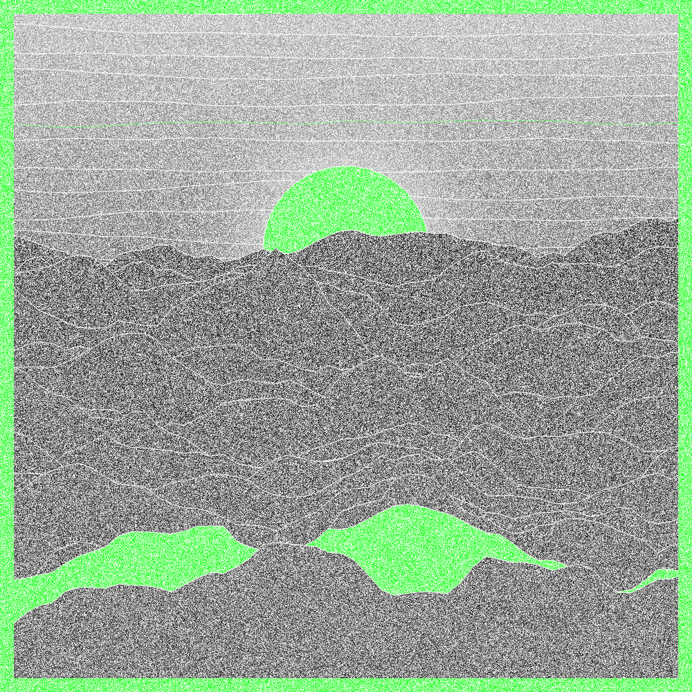 Sunset in Hashland #108 static token preview