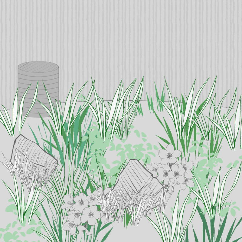 Wild Grass and Rubble #59 static token preview