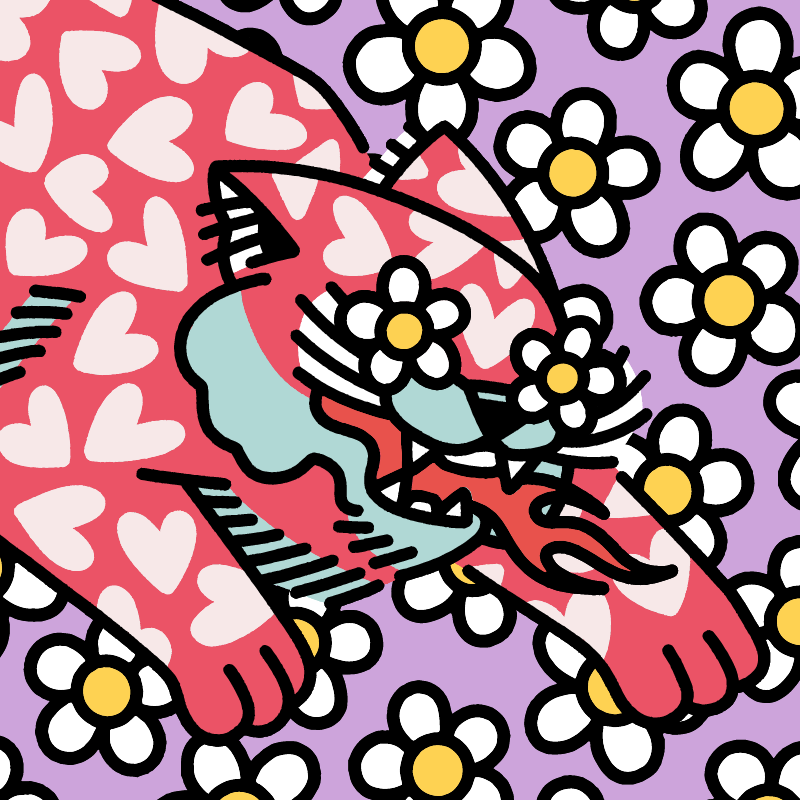 fx(cats) #78 static NFT preview