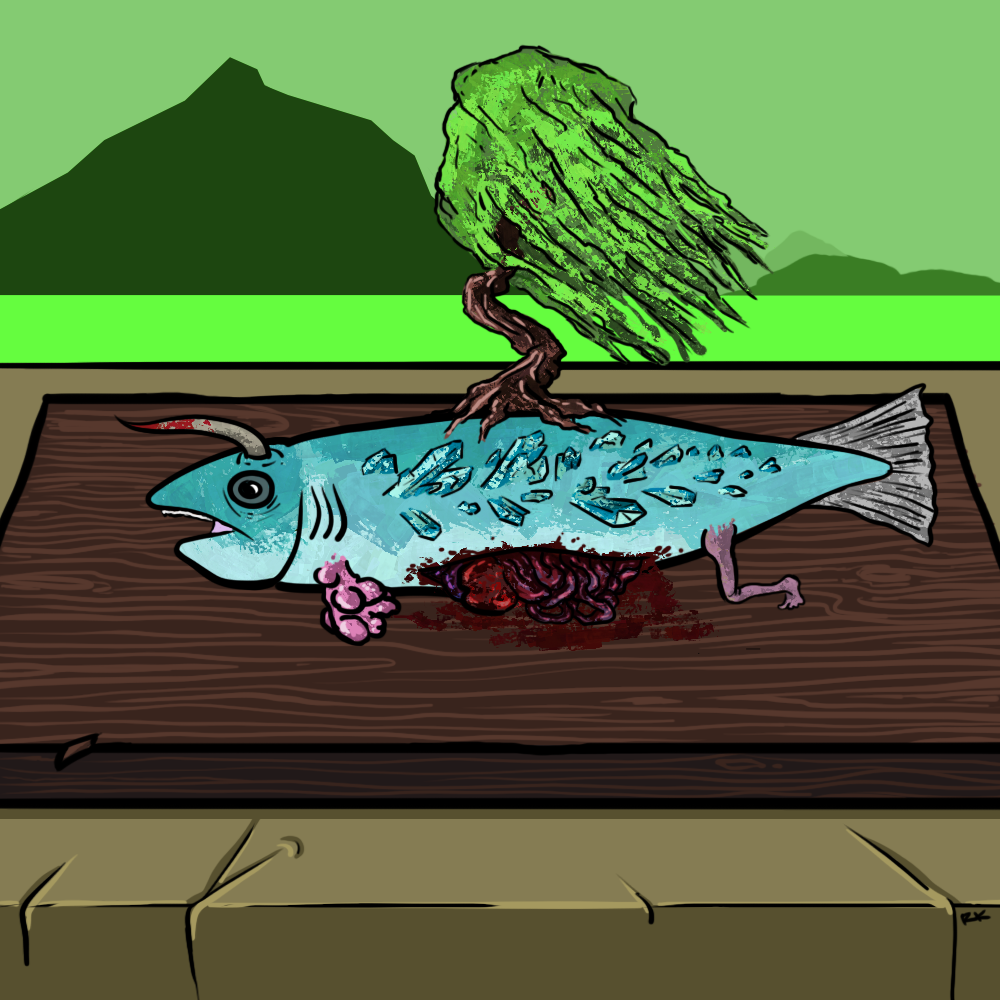 Monstrous Catch #67 static token preview