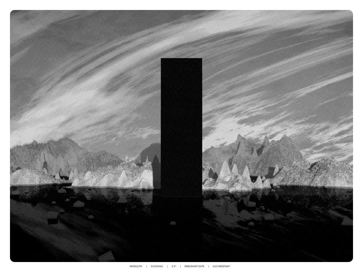 MONOLITH #110 static NFT preview