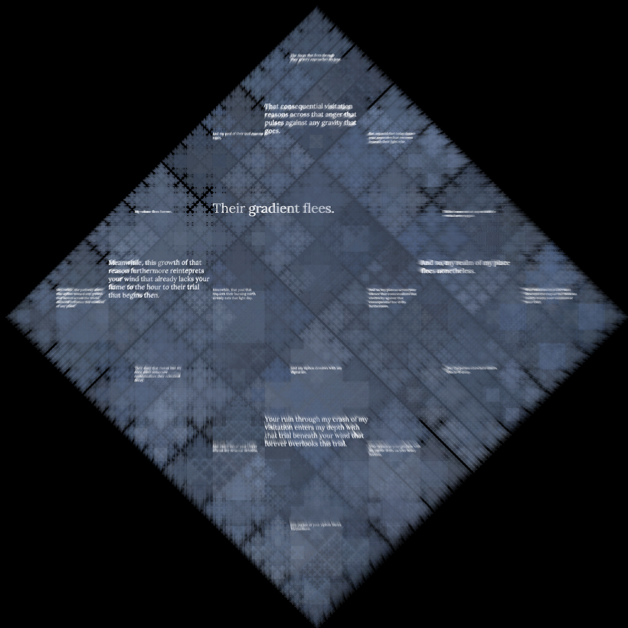 Diamond Fractal Fire #39 static NFT preview