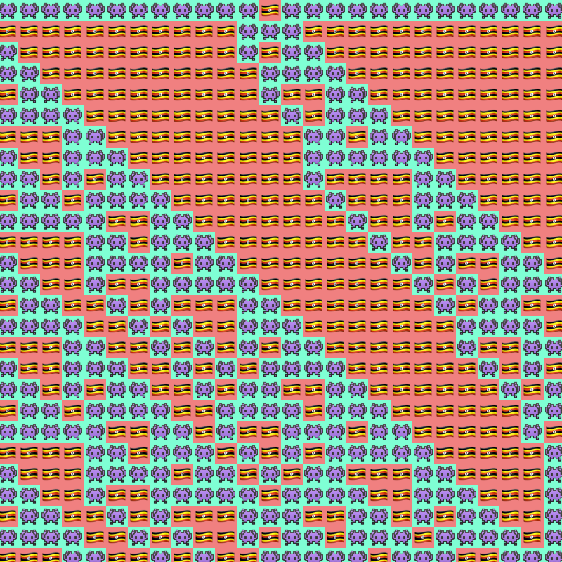 Elementary Cellular Emoji Automata #406 static token preview