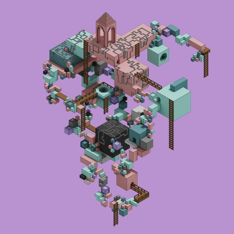 Cube City #65 static NFT preview