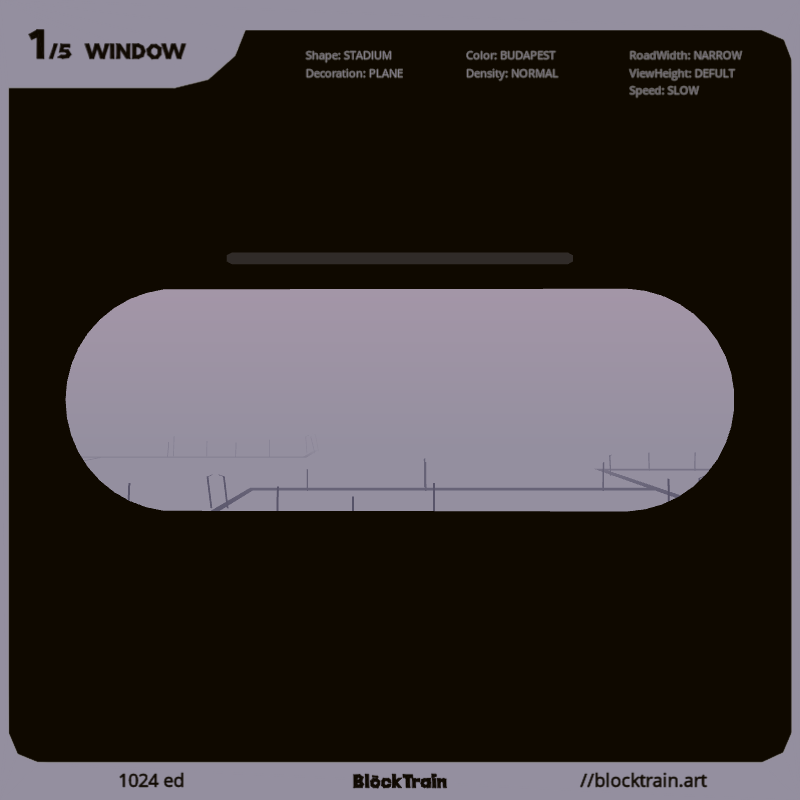 BlockTrain Window #220 static NFT preview