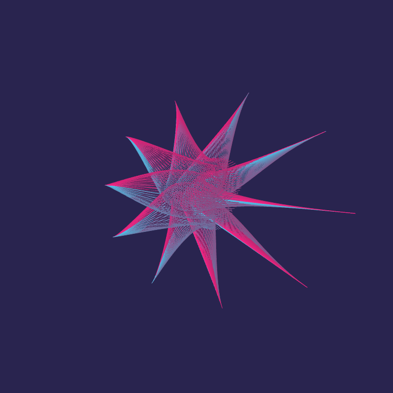 Bezier Jellyfish #47 static NFT preview