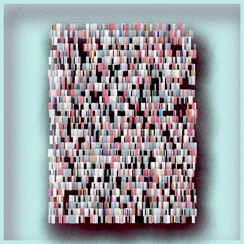 Floating Bookshelves #82 static NFT preview