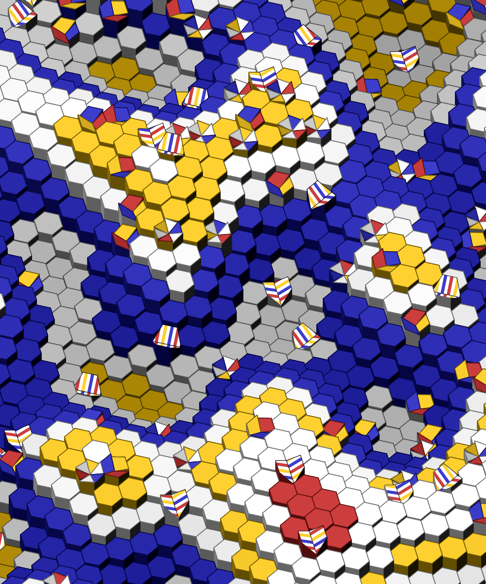 Hexscape #34 static NFT preview