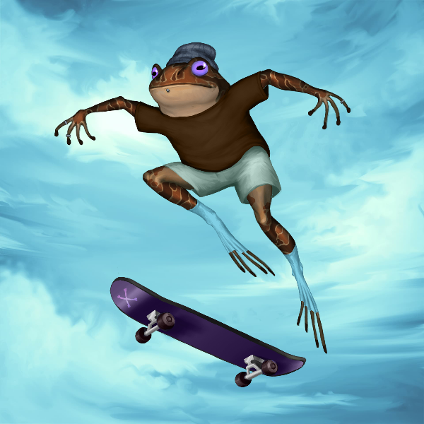 SKATER FROGS 🐸 #35 static NFT preview