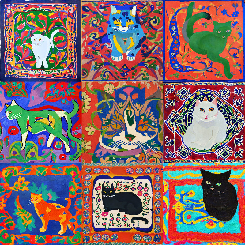 99 Patchworks of 9 Lives #4 static token preview