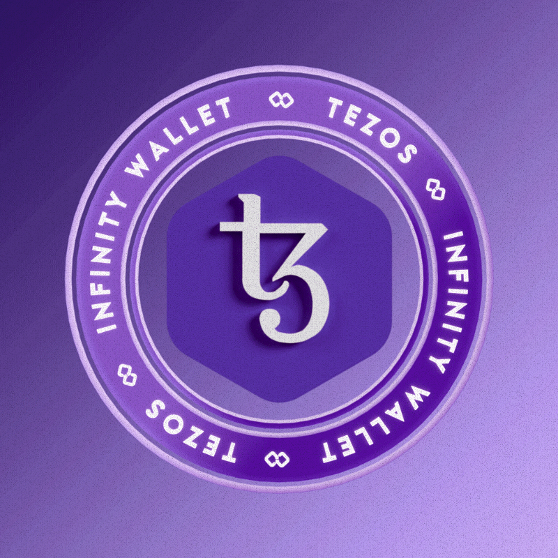 Tezos x Infinity Wallet #1490 static NFT preview