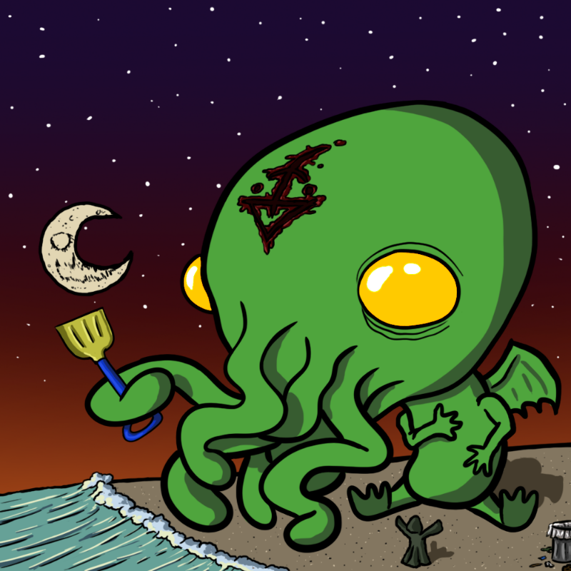 Chibi-thulhu #397 static NFT preview