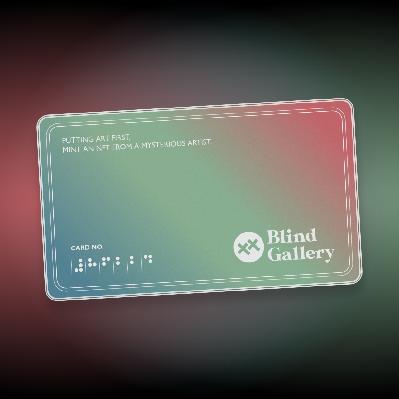 Blind Gallery Club Membership #173 static token preview